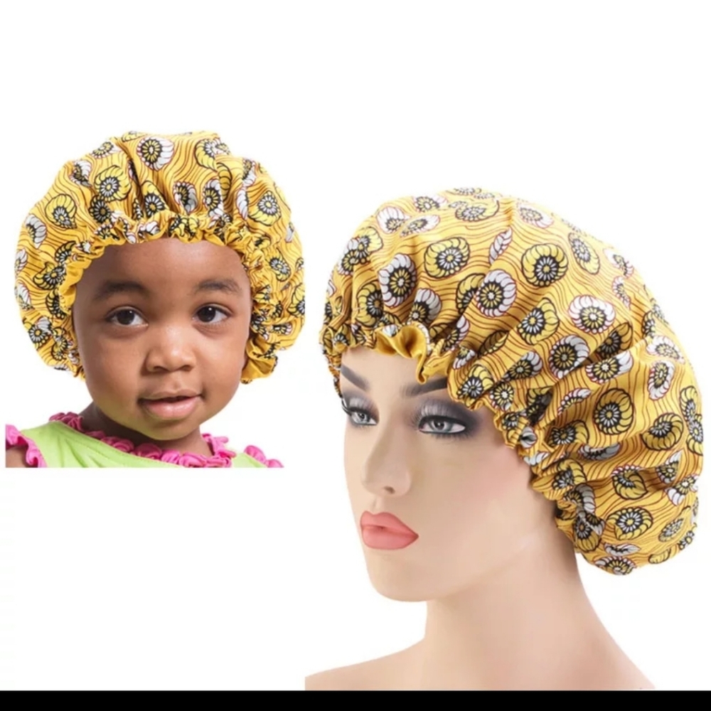 Cute baby and mama bonnet